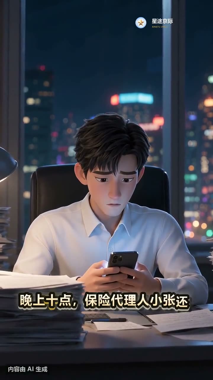 保险代理行业演示小样封面
